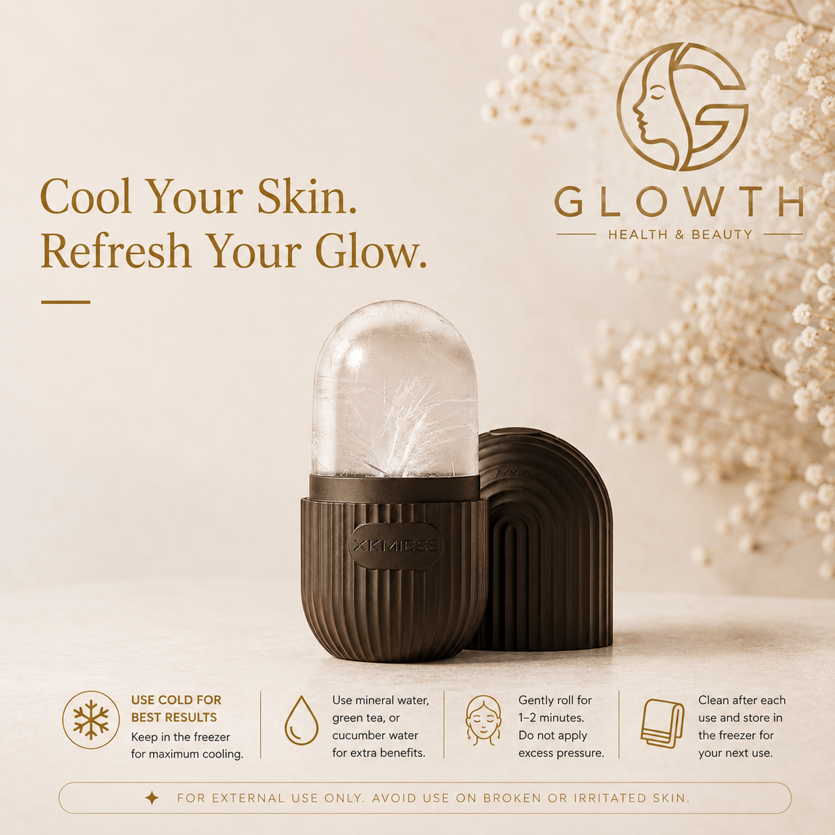 Cool your skin refresh your glow