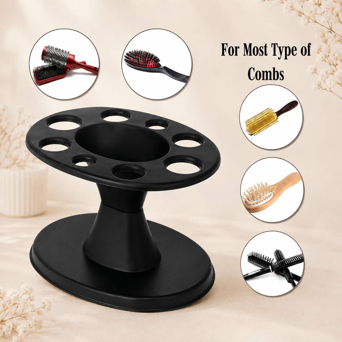 Hair Brush Holder Stand perfect size dimensions