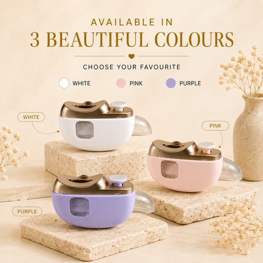 Nail clipper available in white, pink and purple