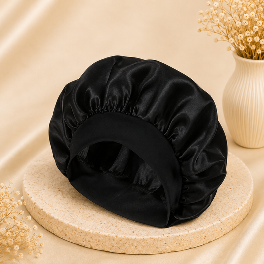 Glowth Satin Hair Bonnet features detail