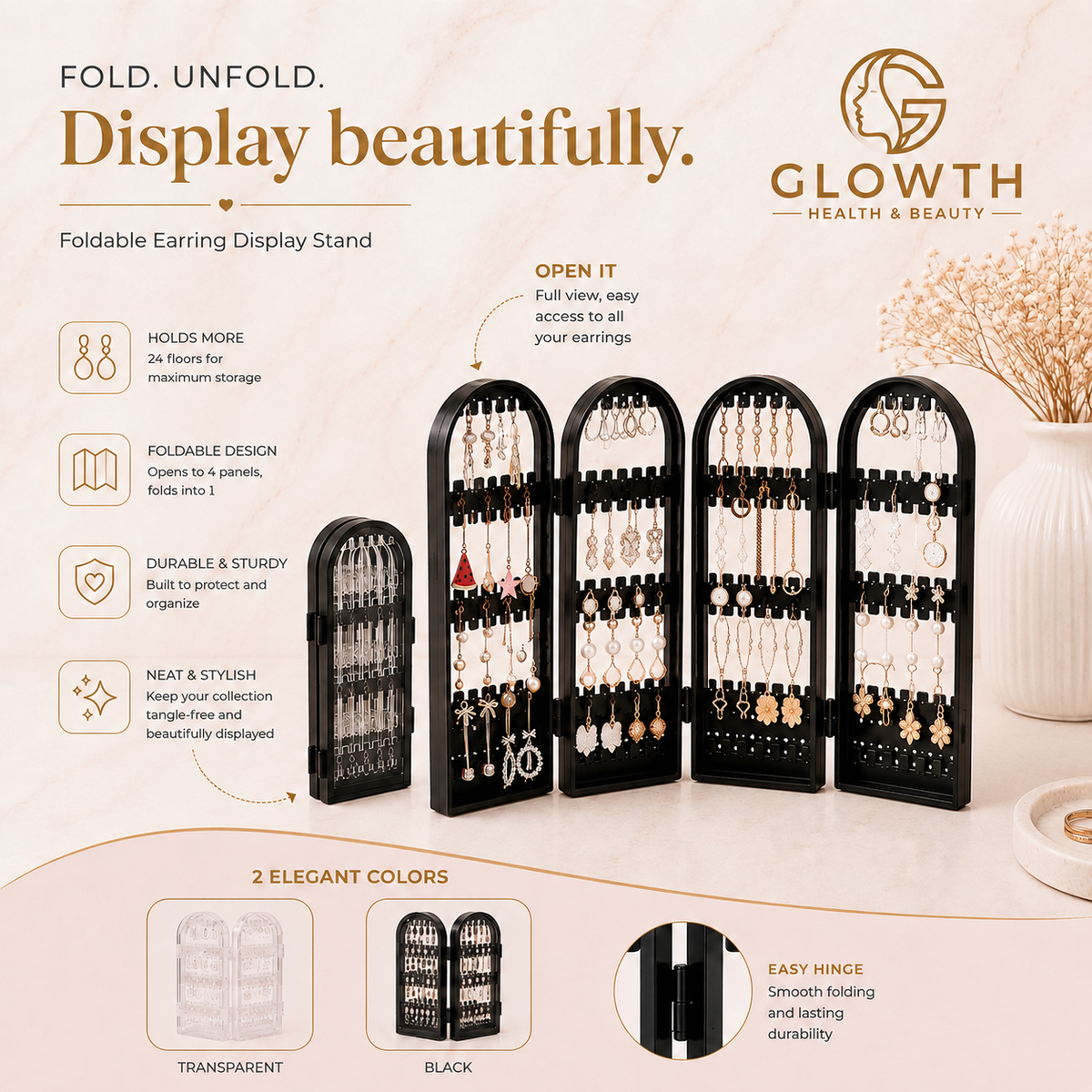Fold unfold display beautifully