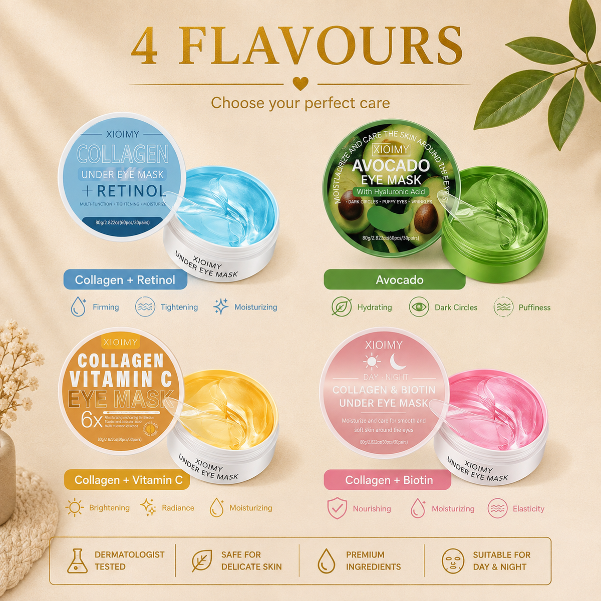 Glowth Eye Mask 4 flavours